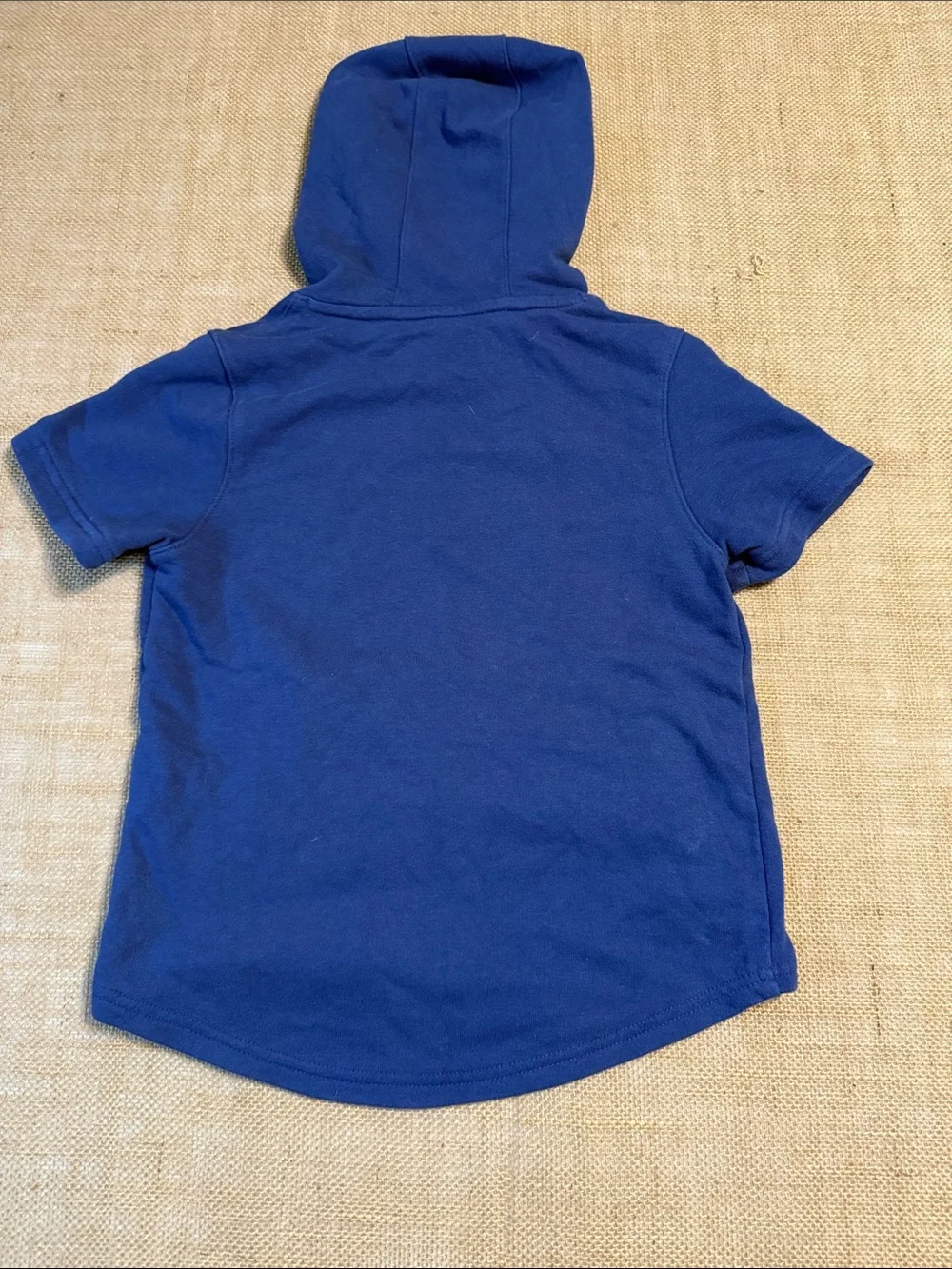 Under Armour Blue Short-Sleeve Hooded Tee with Iron Paradise Graphic